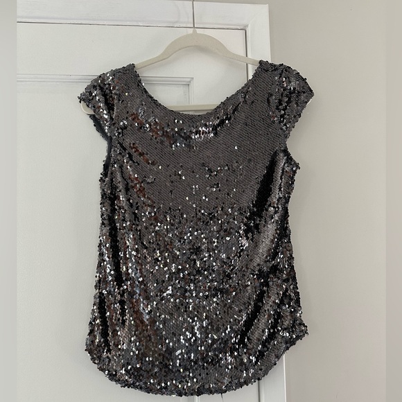 Free People Late Last Night Sequin Top - Picture 4 of 12